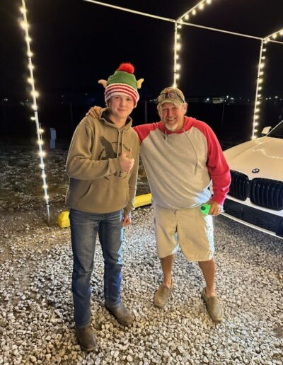 Larry The Cable Guy Daniel Whitney at a Magical Lights Christmas Light Show